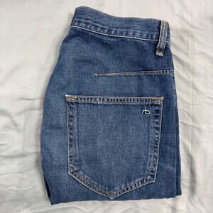 Rag & Bone Straight Leg Jean Blue Denim Jeans Women's 27 Made in USA